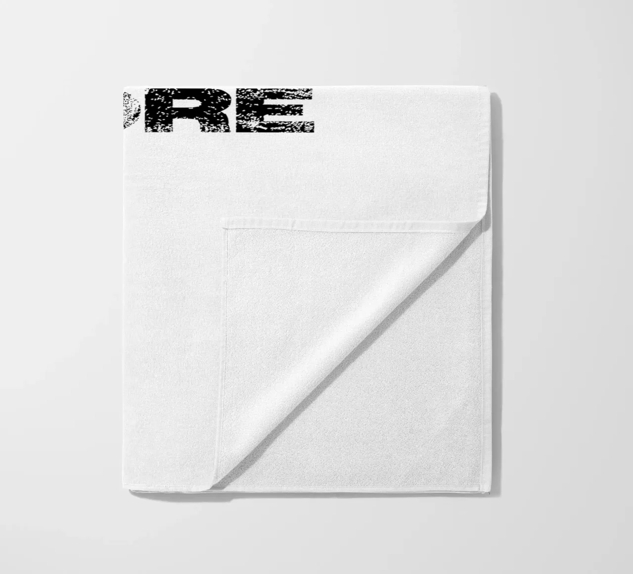 Smile More Typography beach towel by YV TYPOGRAPHY
