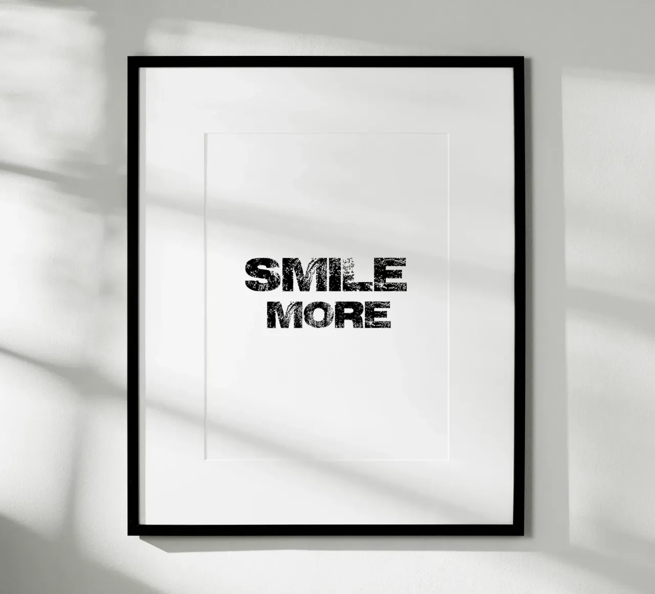 Tipografia Smile More poster da YV TYPOGRAPHY