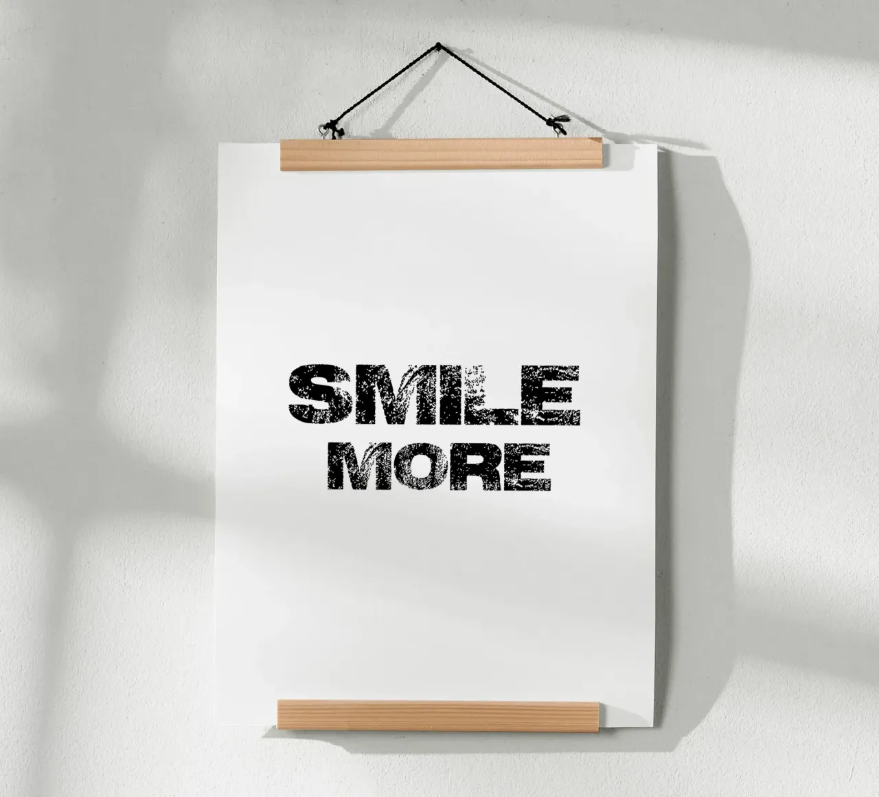 Smile More Typography hahnemühle by YV TYPOGRAPHY