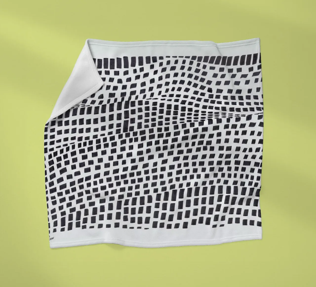 Fields fleece blanket by Liga Kitchen
