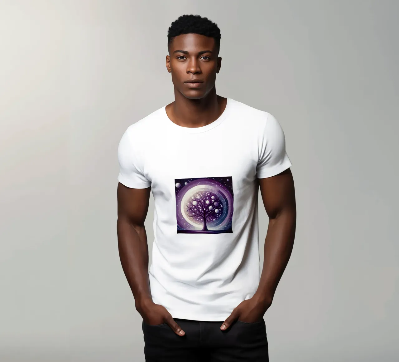 Baum - lilac t-shirt by spiritual