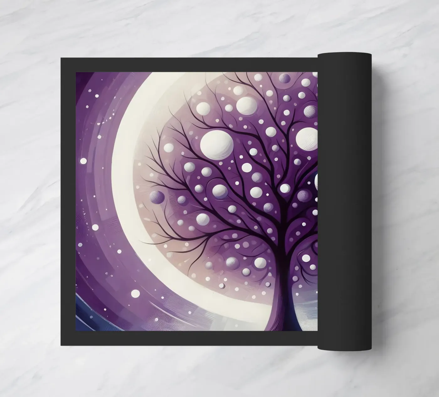 Baum - lilac doormat by spiritual