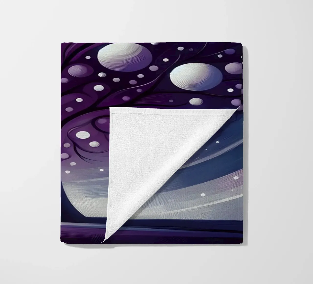 Baum - lilac beach towel by spiritual