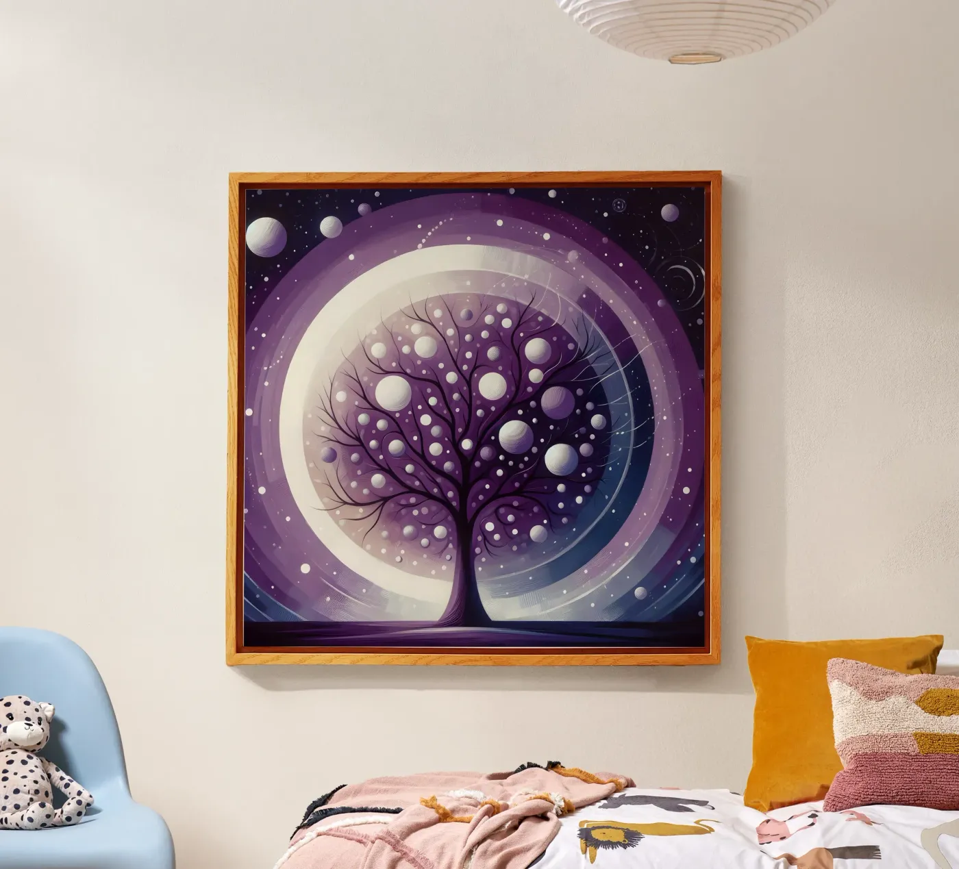 Baum - fliederfarben Acryl-Glas von spiritual