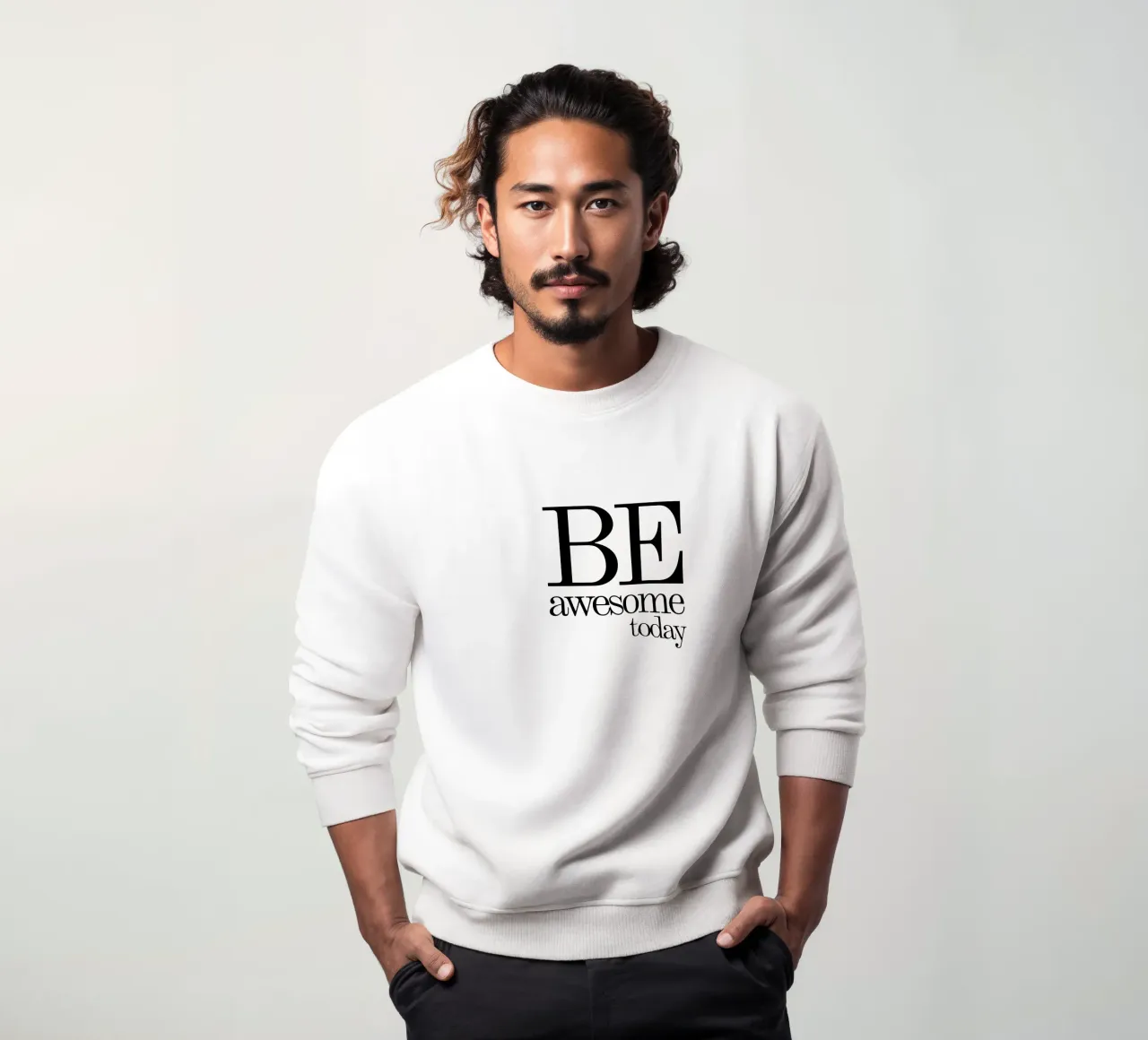 Be Awesome Today La tipografia è semplice felpa da YV TYPOGRAPHY