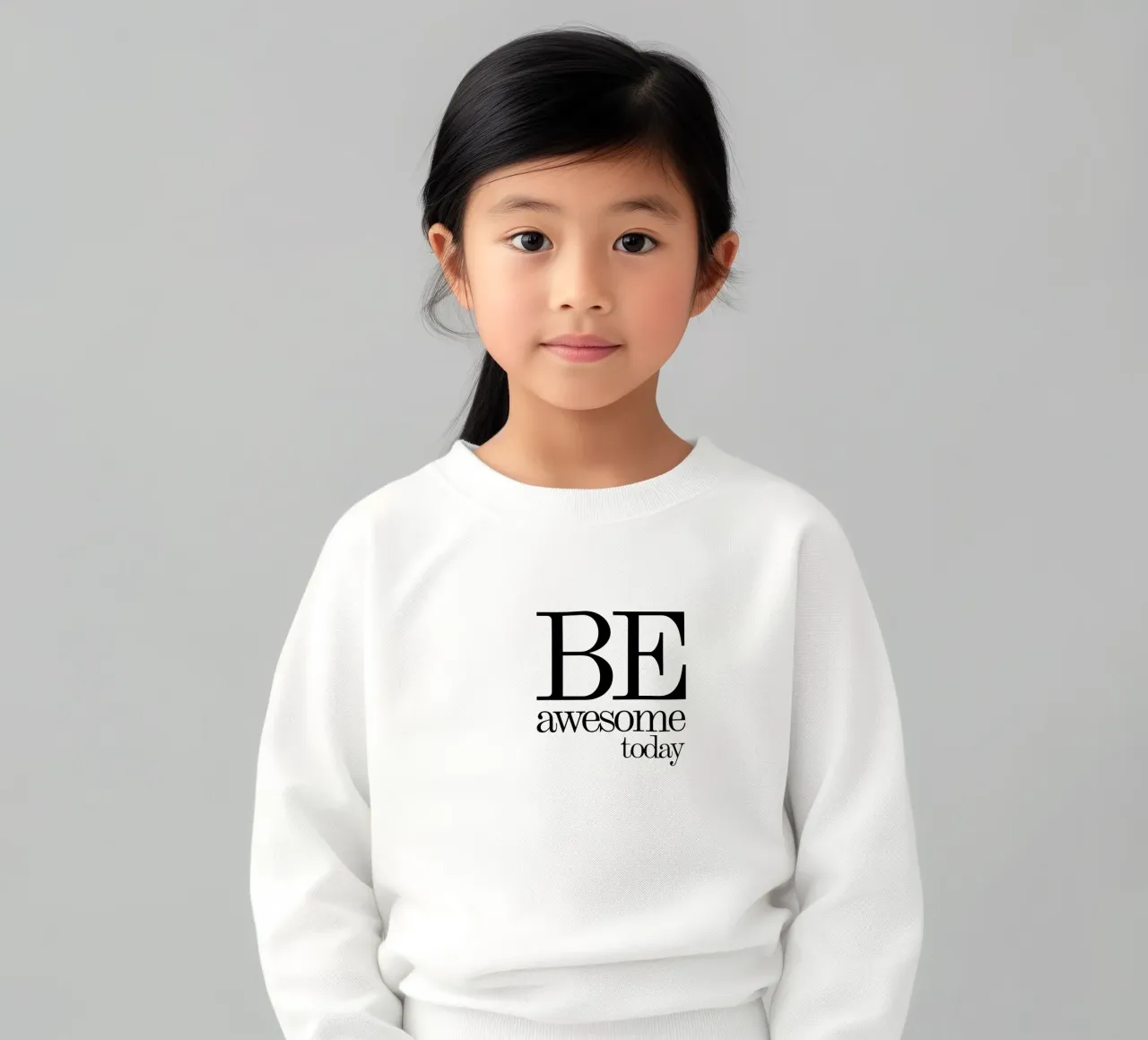 Be Awesome Today La tipografia è semplice felpa bambino da YV TYPOGRAPHY