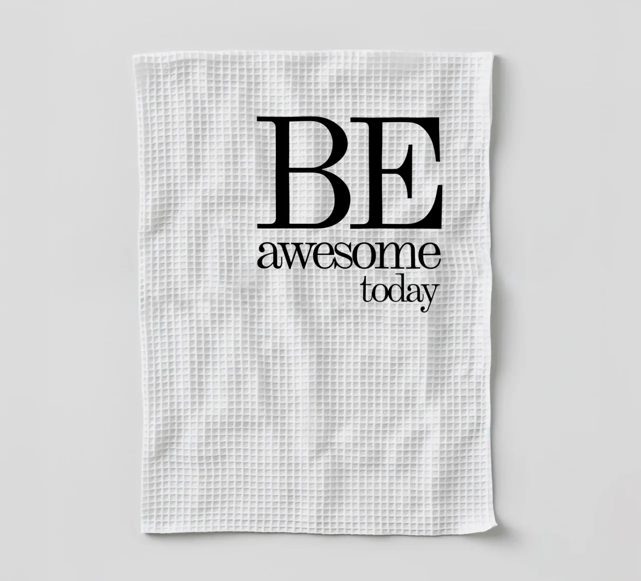 Be Awesome Today La tipografia è semplice canovaccio da cucina da YV TYPOGRAPHY