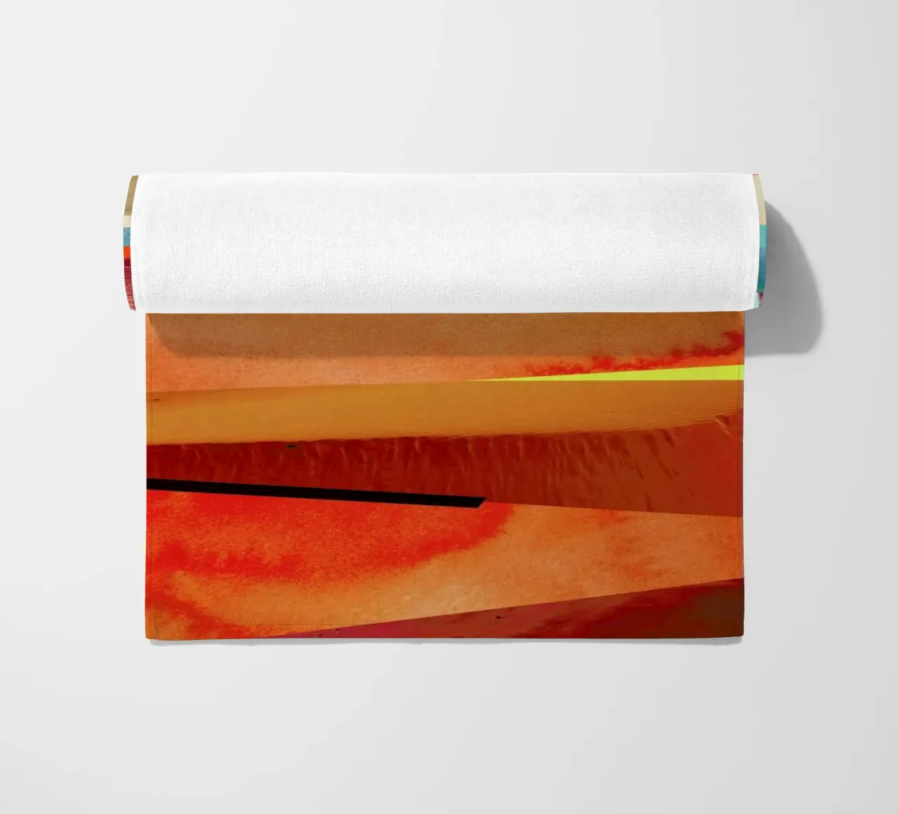 Lost Cities Desert beach towel by Liga Kitchen