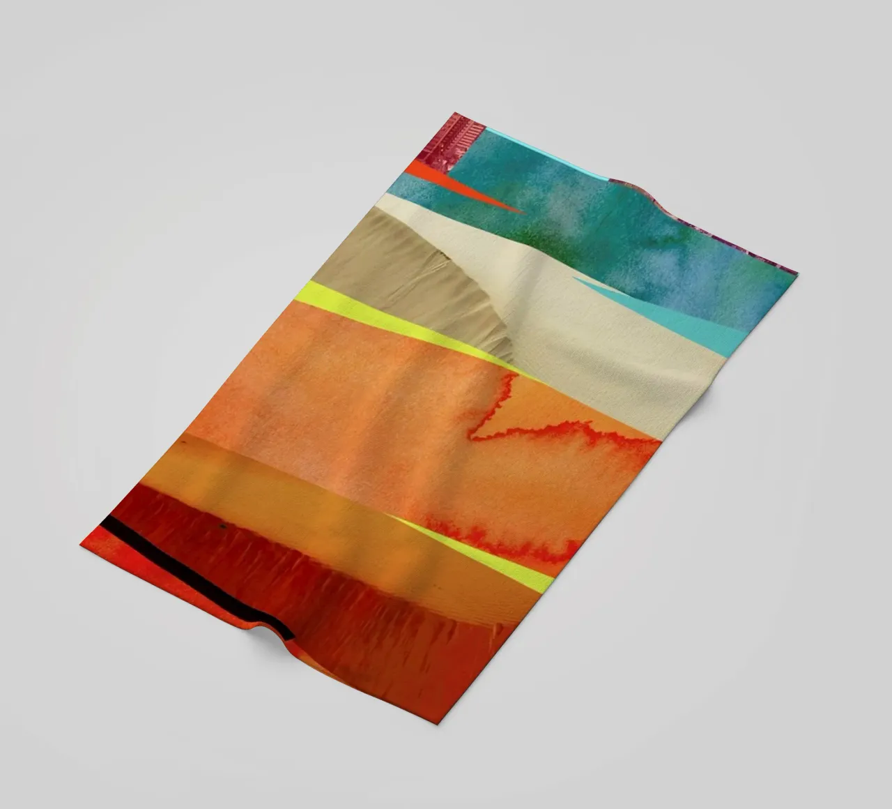 Lost Cities Desert beach towel by Liga Kitchen