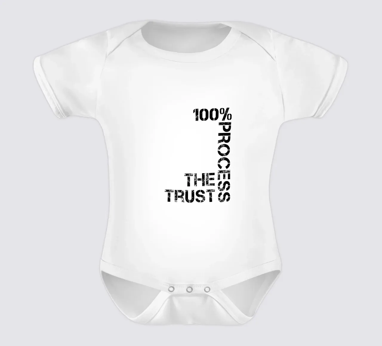 Fiducia nel processo 100% tipografia body neonato maniche corte da YV TYPOGRAPHY