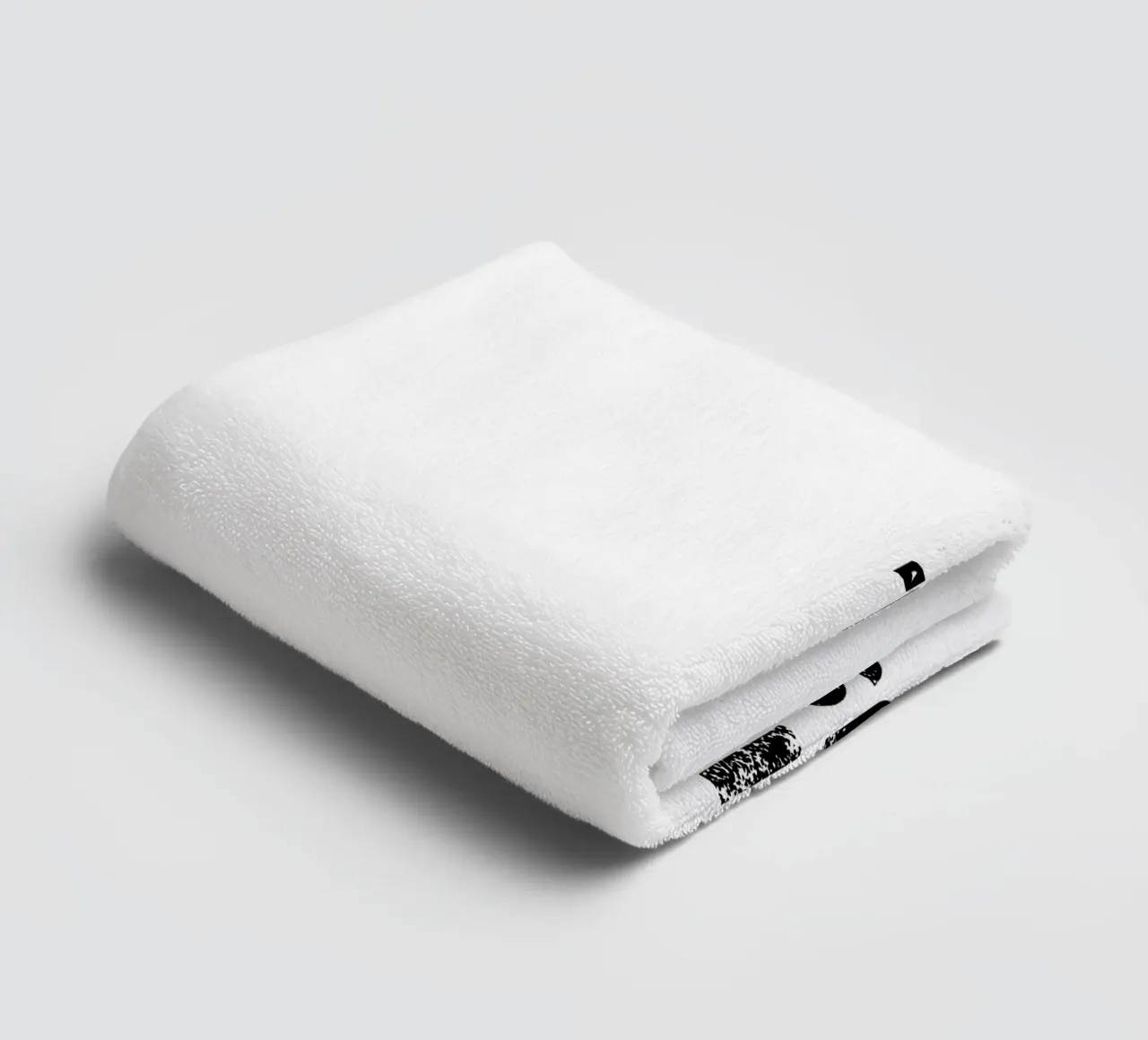 Trust The Process 100% Typography towel by YV TYPOGRAPHY