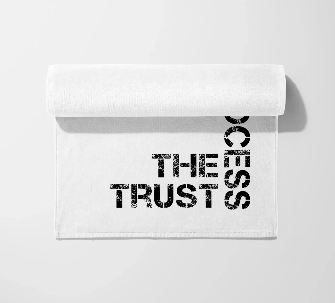 Fiducia nel processo 100% tipografia telo mare da YV TYPOGRAPHY