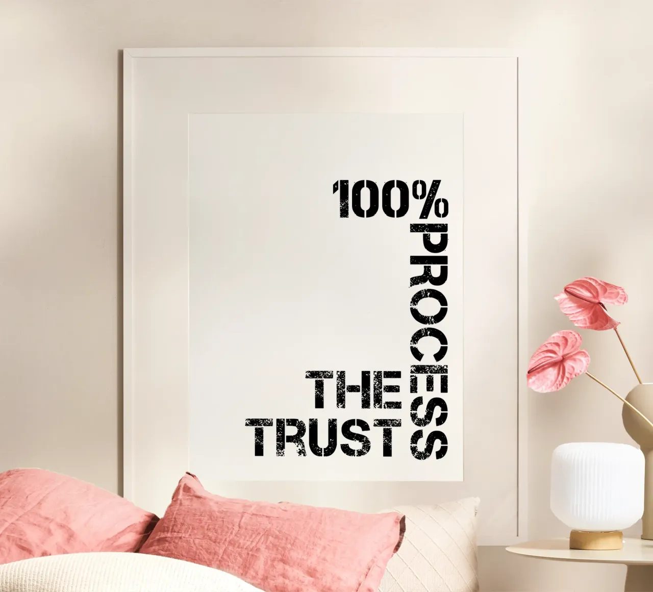 Fiducia nel processo 100% tipografia carta hahnemühle da YV TYPOGRAPHY