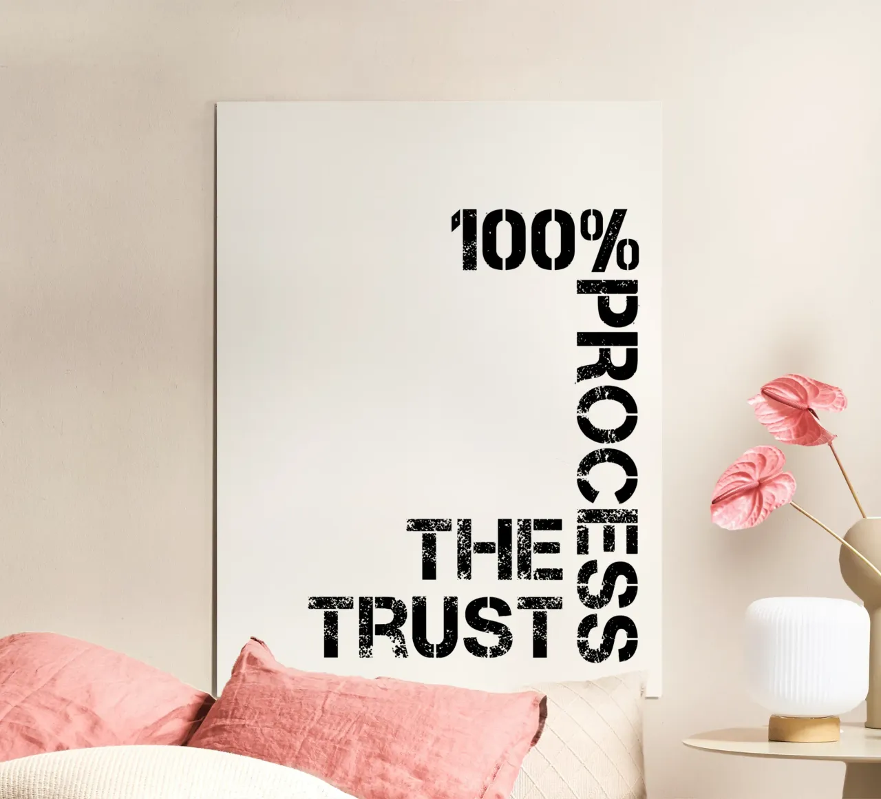 Fiducia nel processo 100% tipografia carta hahnemühle da YV TYPOGRAPHY