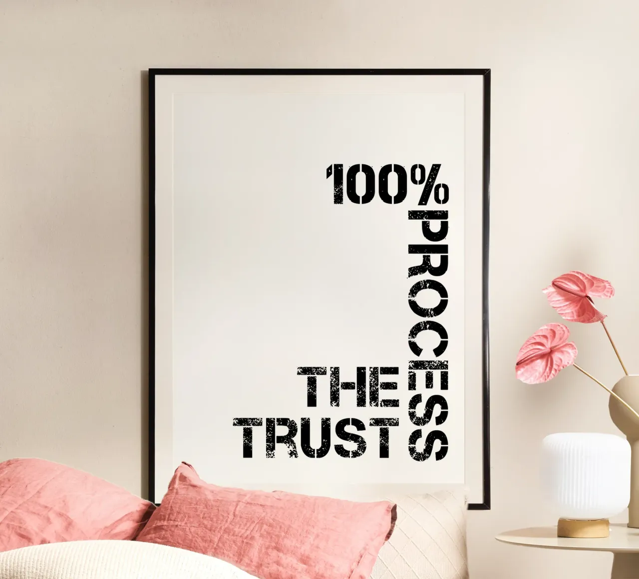 Fiducia nel processo 100% tipografia carta hahnemühle da YV TYPOGRAPHY