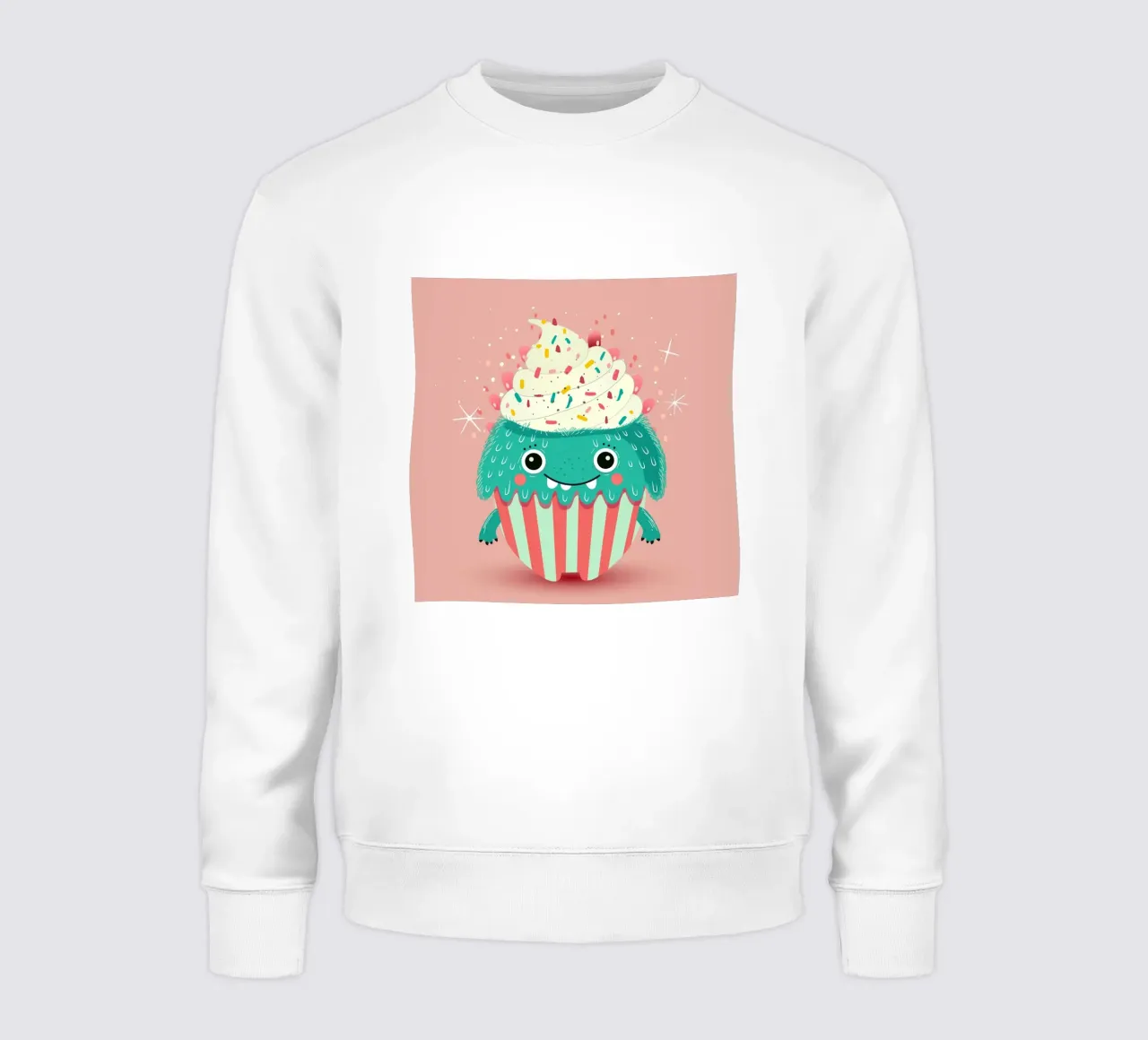 Un simpatico mostro di cupcake - dolce e giocoso felpa da namosh
