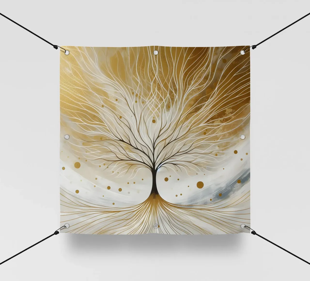 Albero - oro telo in pvc da spiritual