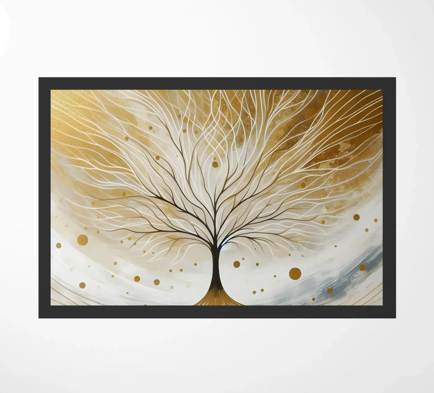 Tree - gold doormat by spiritual