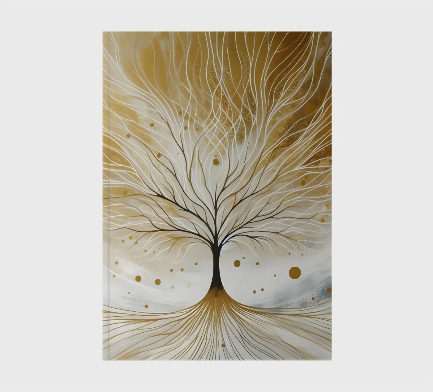 Tree - gold notebook by spiritual