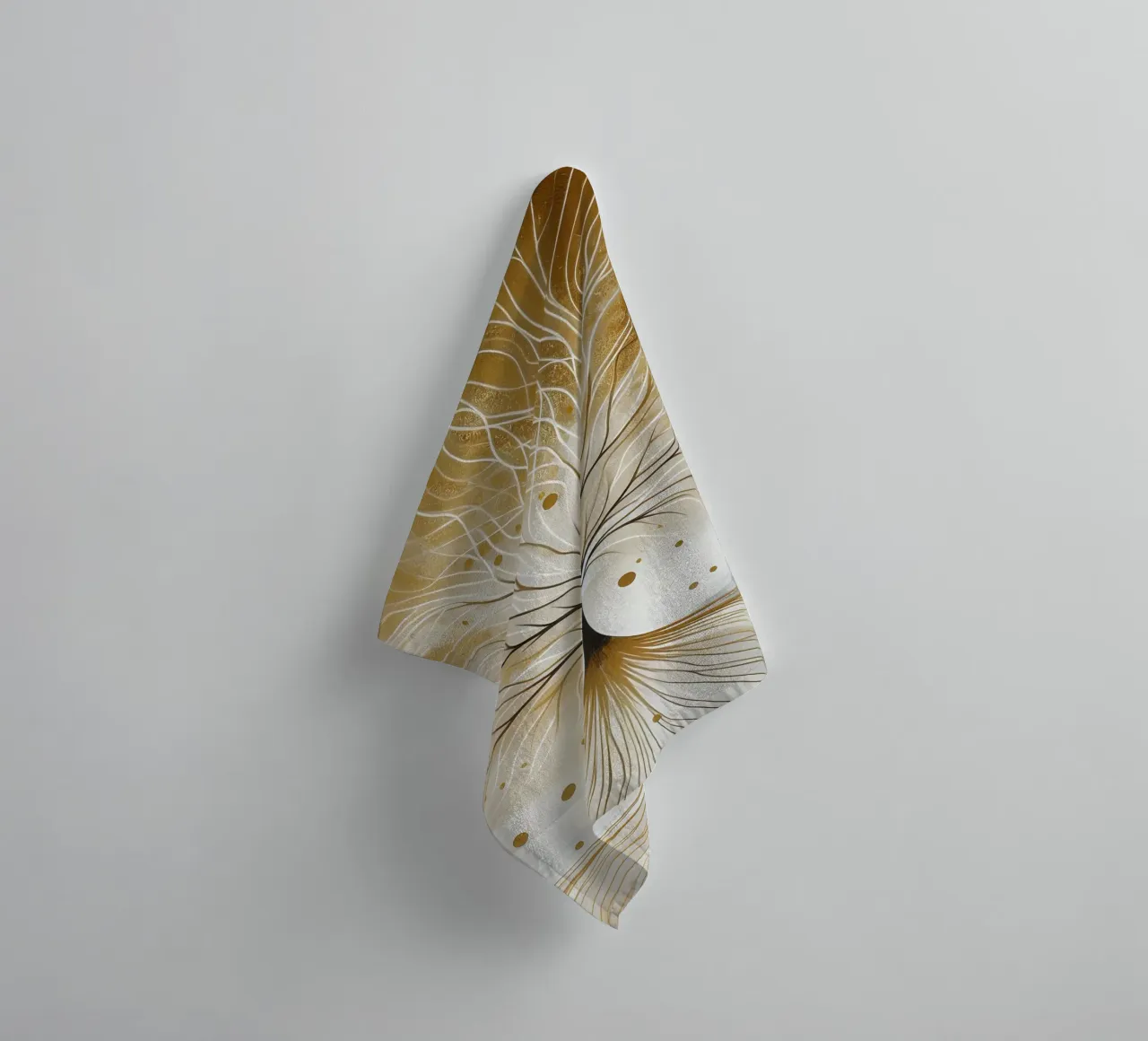 Tree - gold towel by spiritual