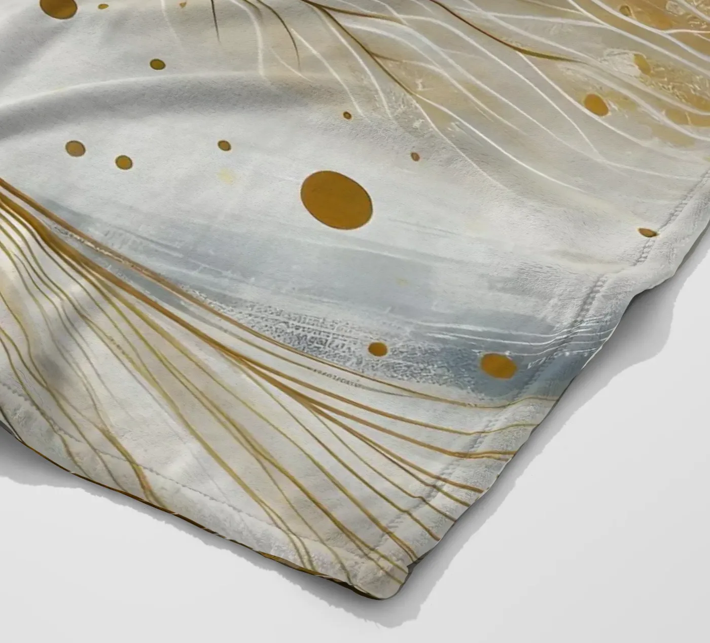 Tree - gold Fleecedecke von spiritual