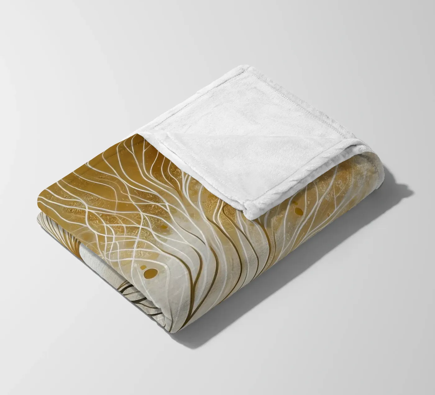 Tree - gold Fleecedecke von spiritual