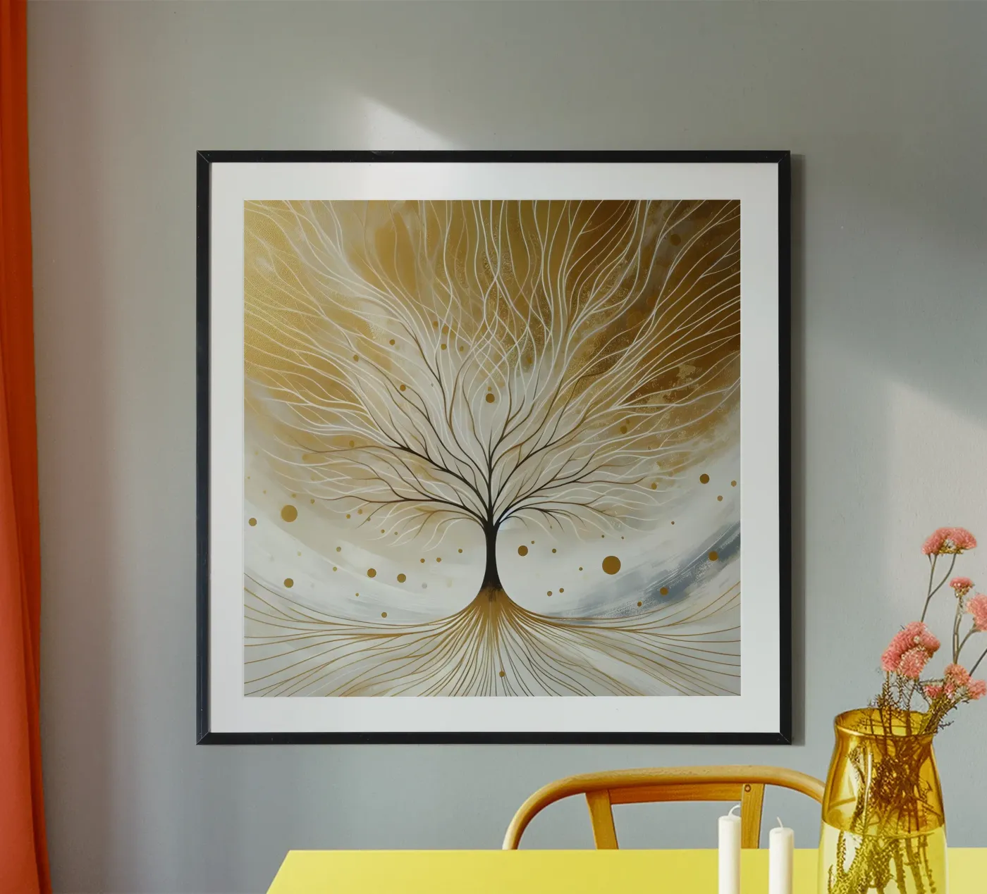 Tree - gold poster by spiritual