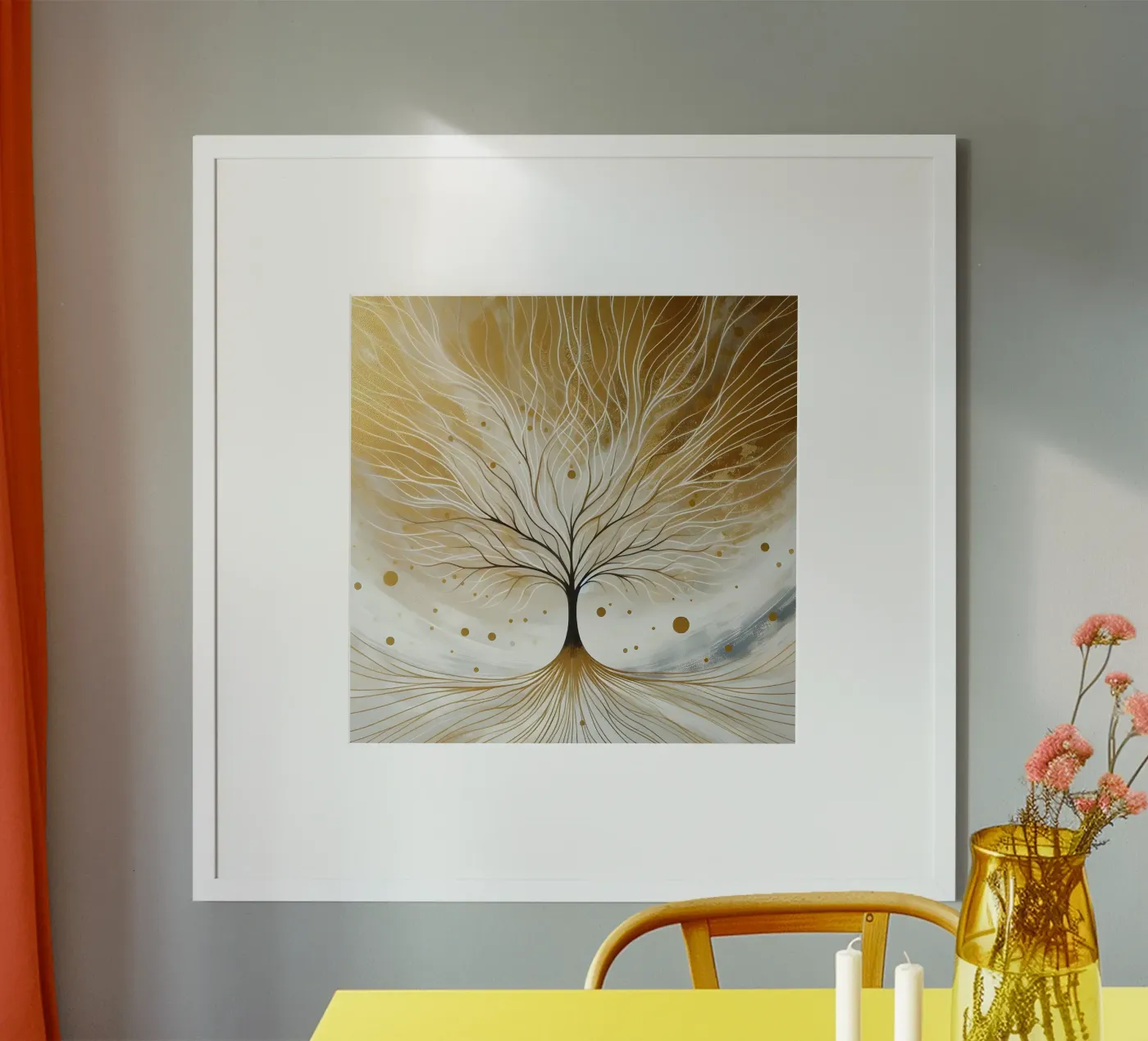 Tree - gold poster by spiritual