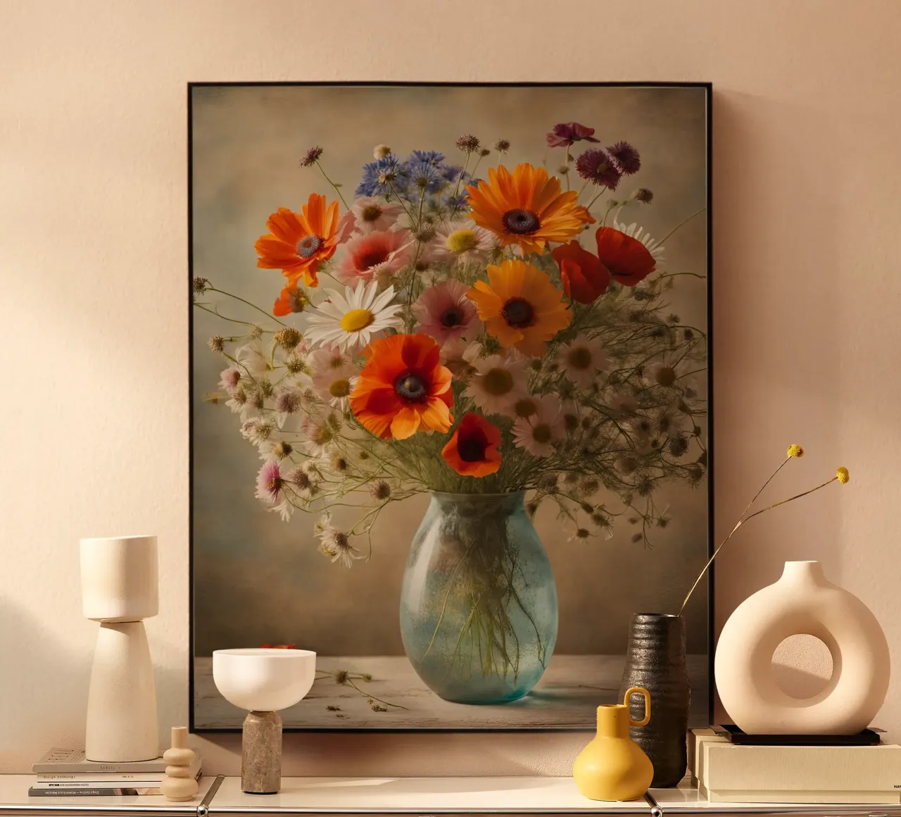Fiori di campo colorati alluminio dibond da designsbysophia