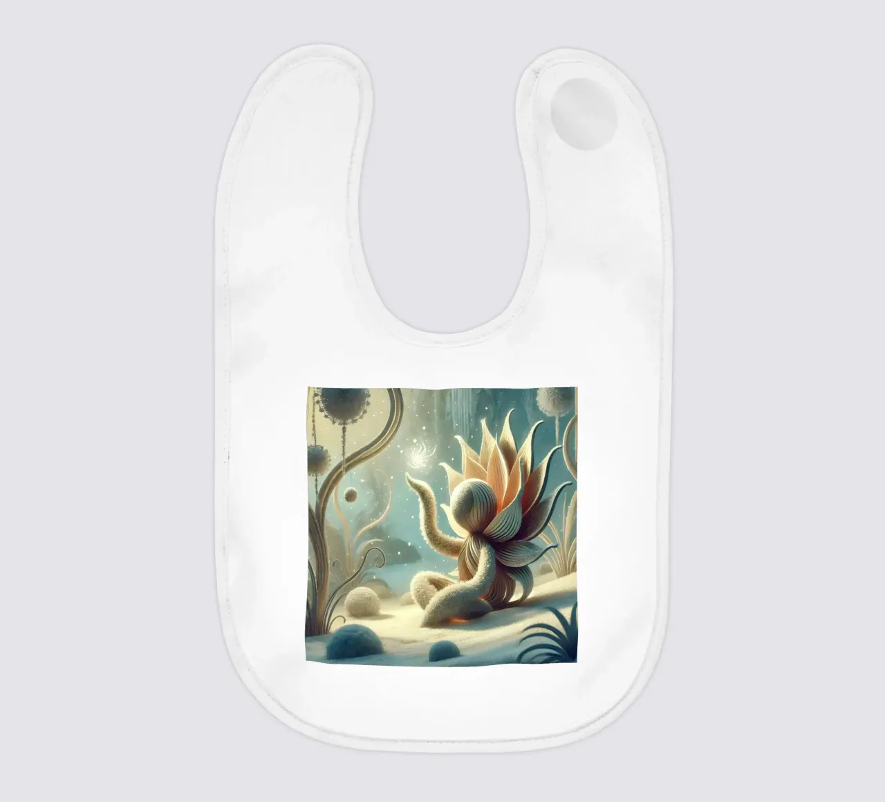 Twiglet baby bib by Twinkle Art Studio