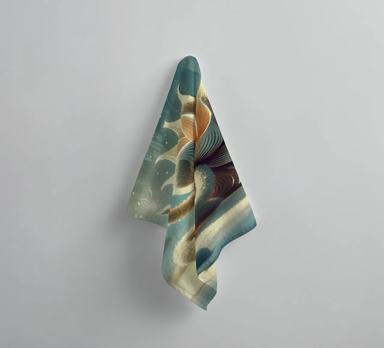 Twiglet towel by Twinkle Art Studio