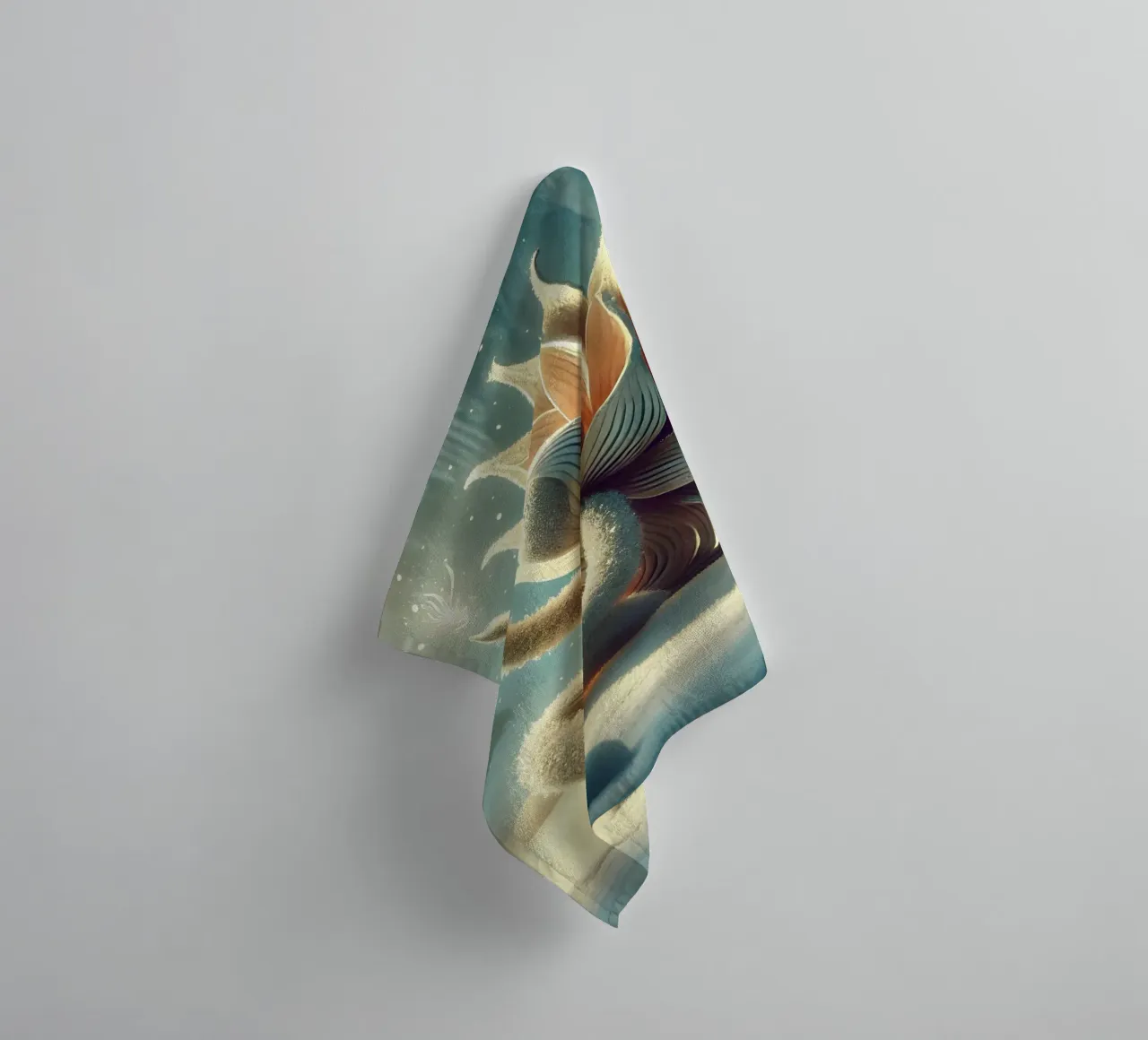 Twiglet towel by Twinkle Art Studio