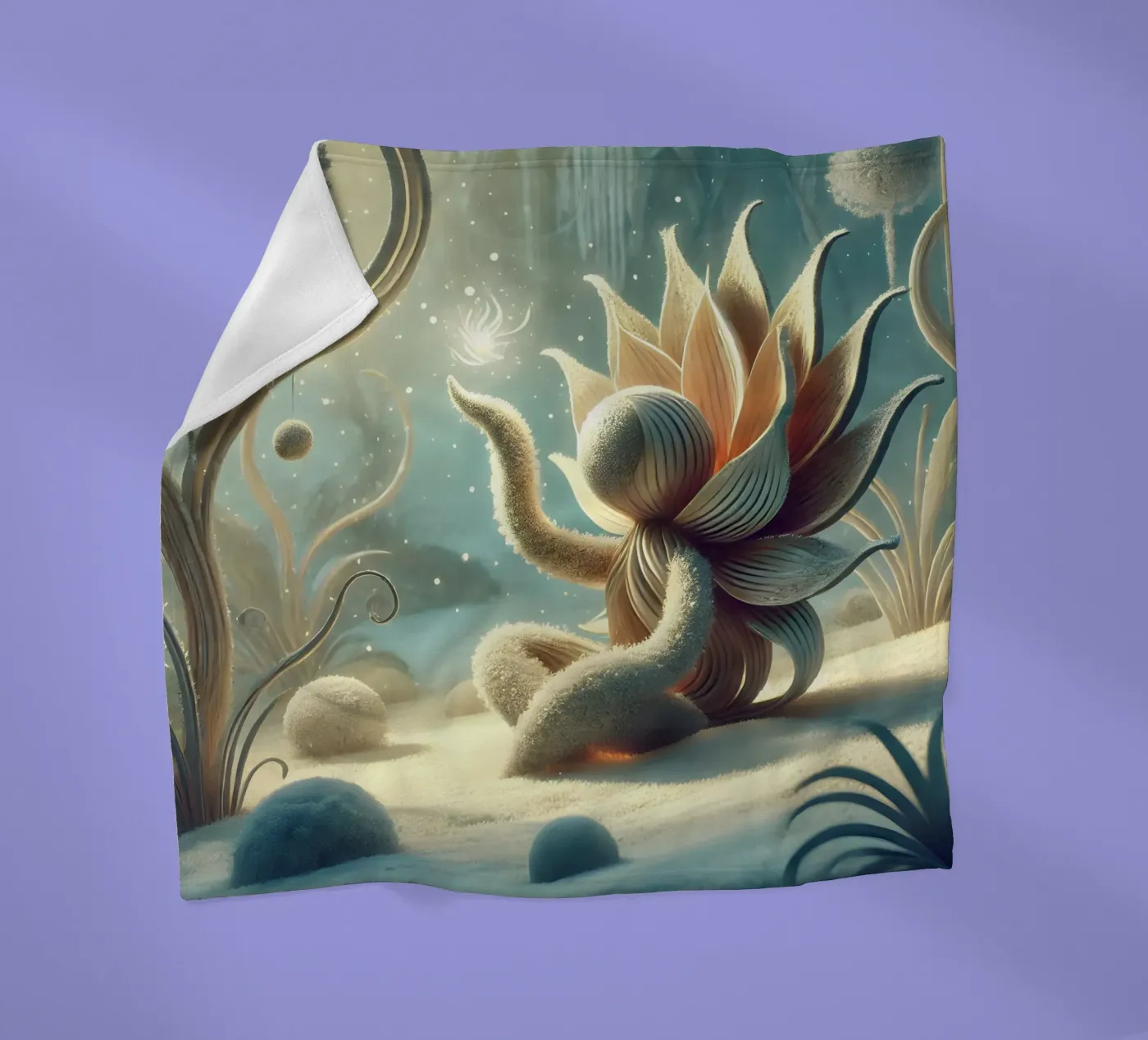 Twiglet Fleecedecke von Twinkle Art Studio