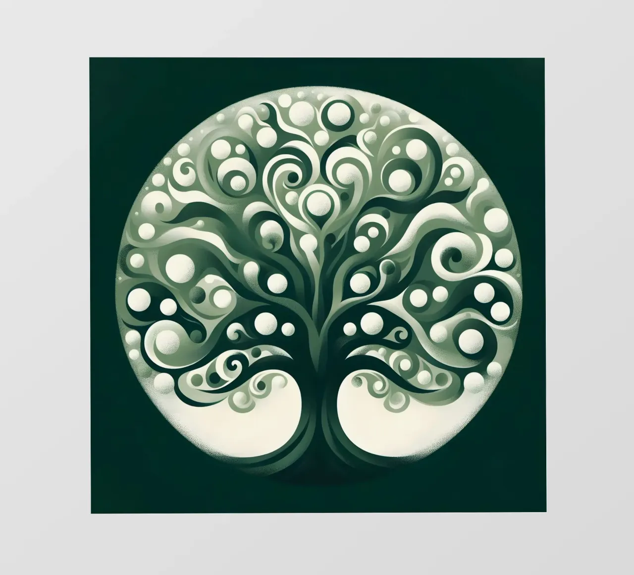 Albero - verde telo in pvc da spiritual