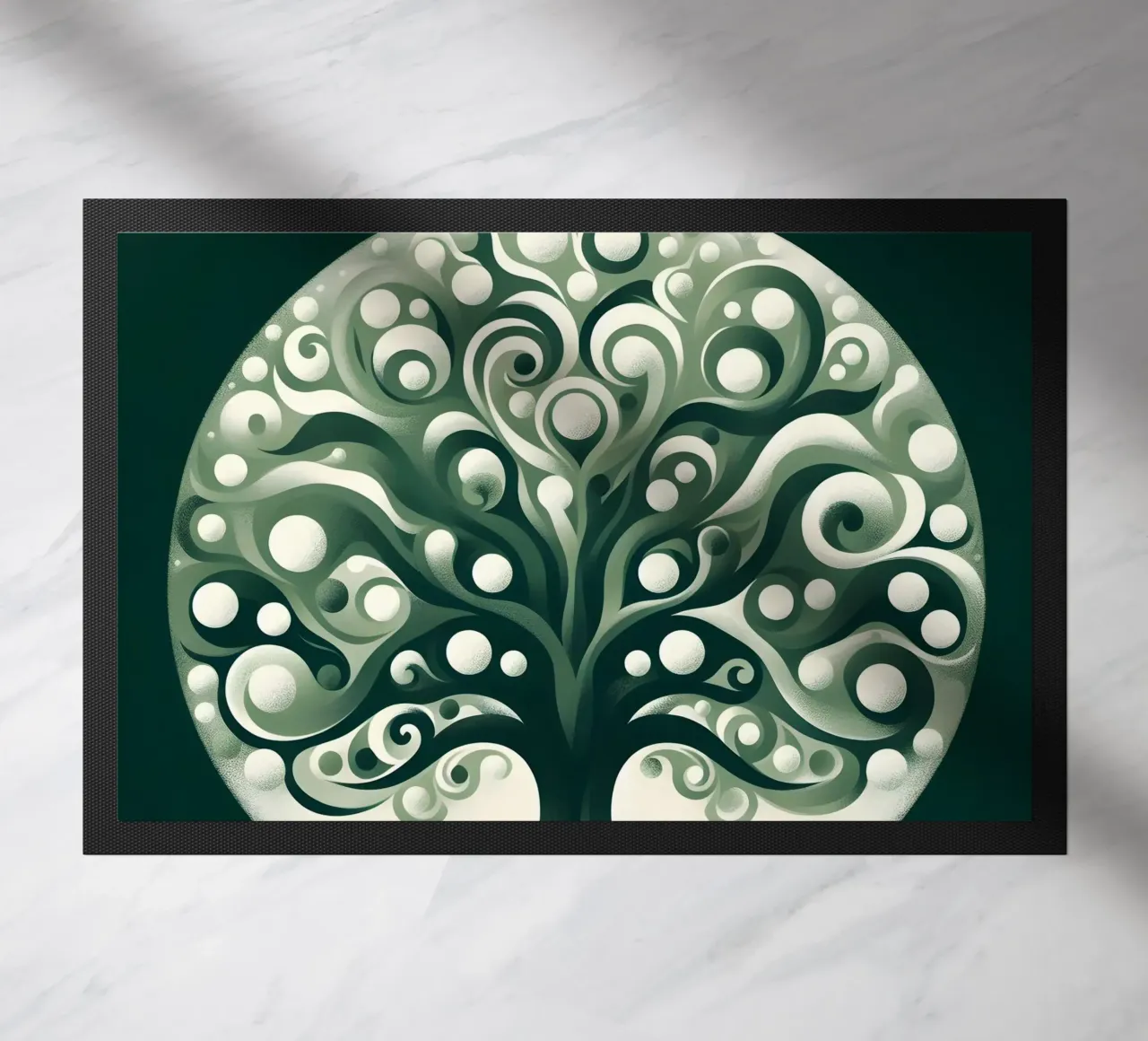 Arbre - vert paillasson de spiritual