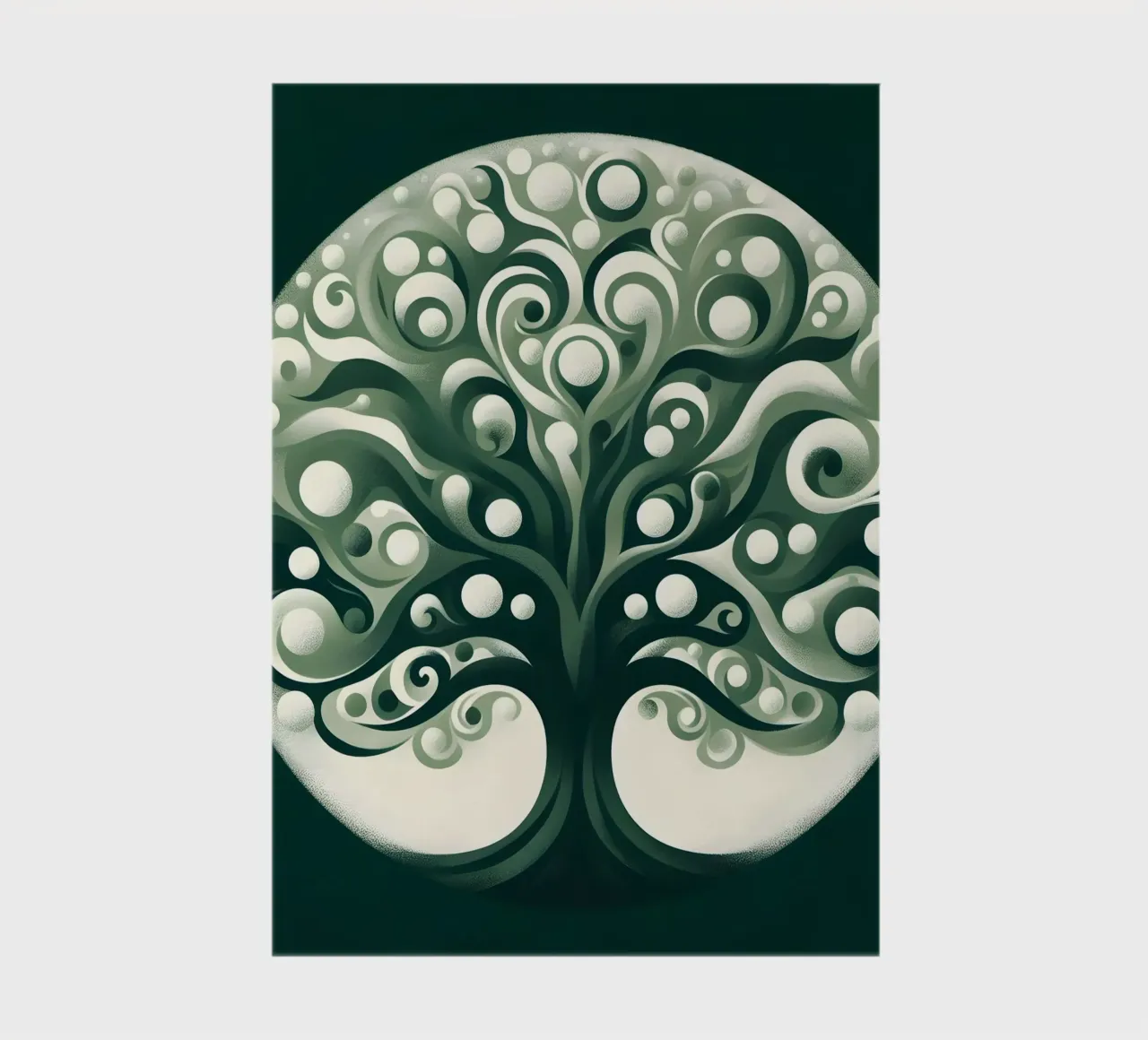 Tree - green notebook by spiritual