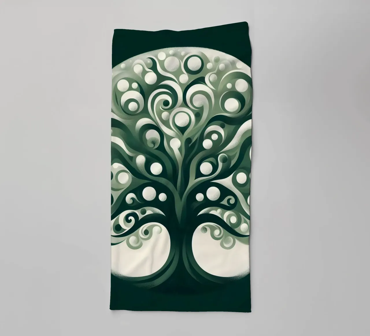 Tree - green towel by spiritual