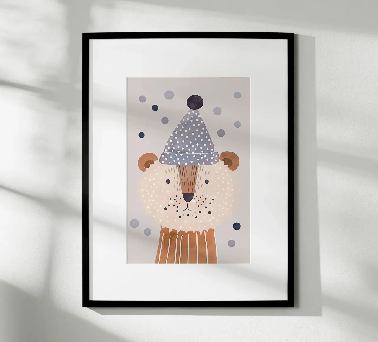 Animal Nursery Print for Kids Simpática ilustración para cuarto de juegos poster de Little Lola