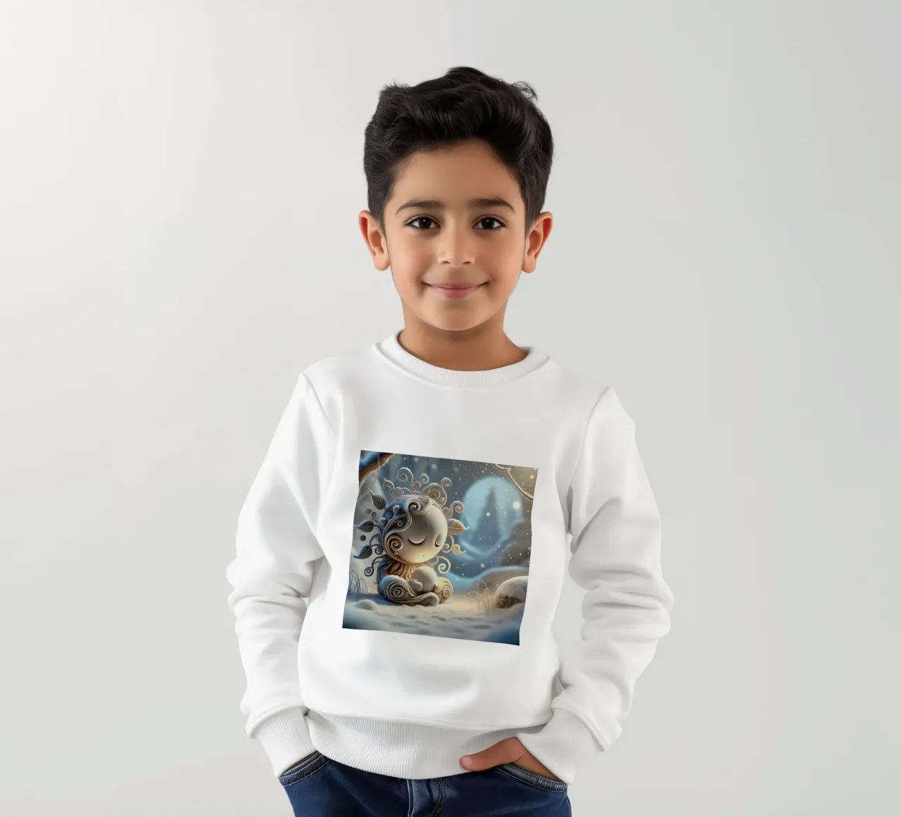 Twiglet felpa bambino da Twinkle Art Studio
