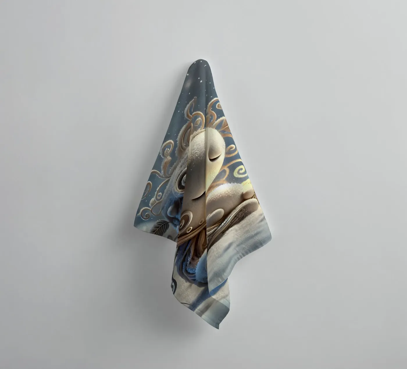 Twiglet badhanddoek van Twinkle Art Studio