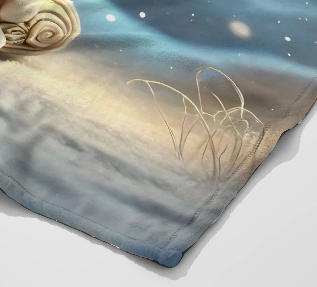 Twiglet coperta in pile da Twinkle Art Studio