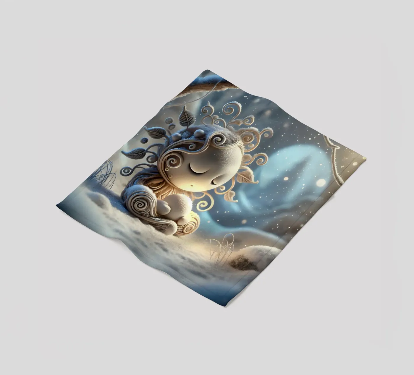 Twiglet fleecedeken van Twinkle Art Studio