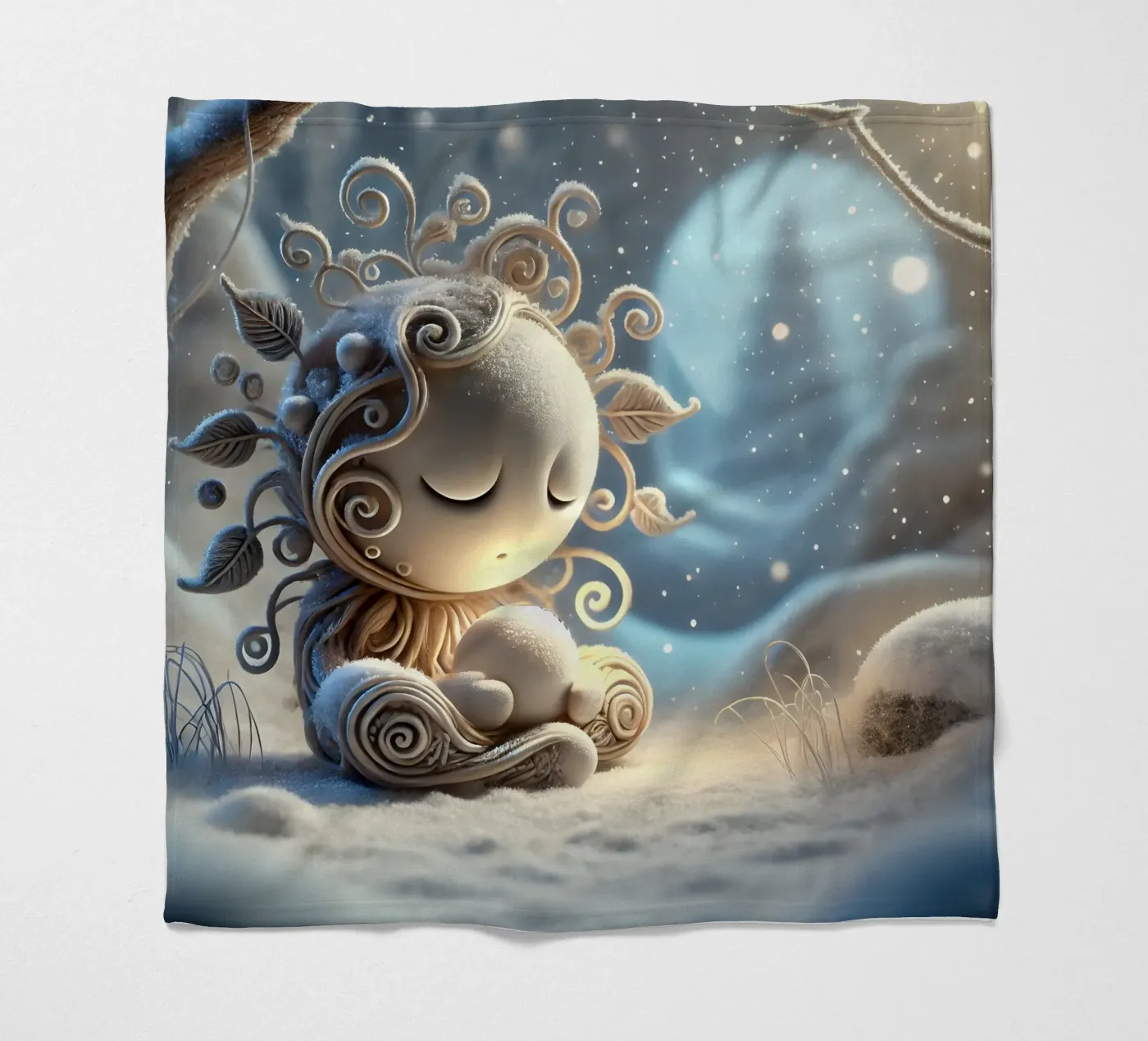 Twiglet fleecedeken van Twinkle Art Studio