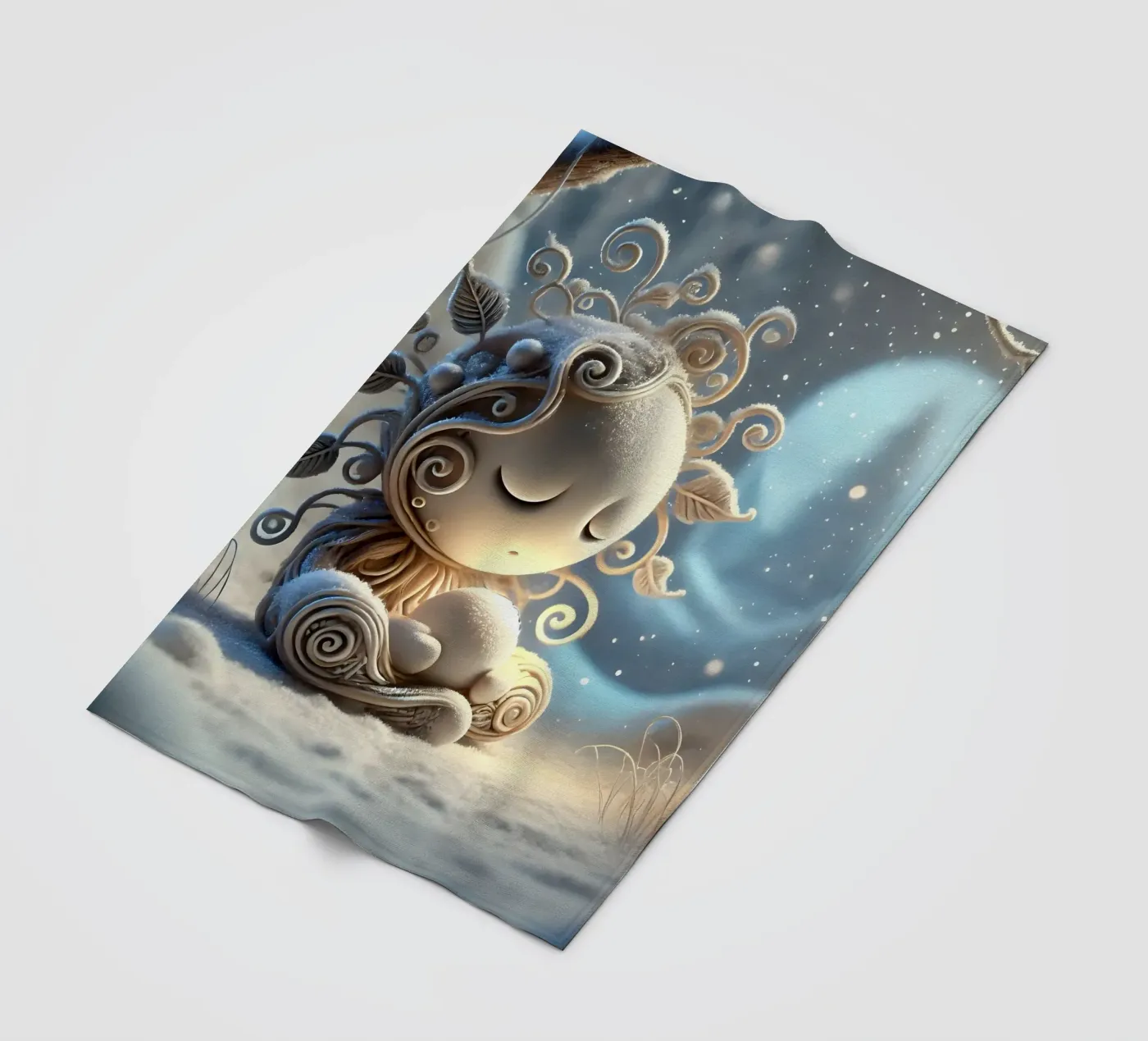 Twiglet fleecedeken van Twinkle Art Studio