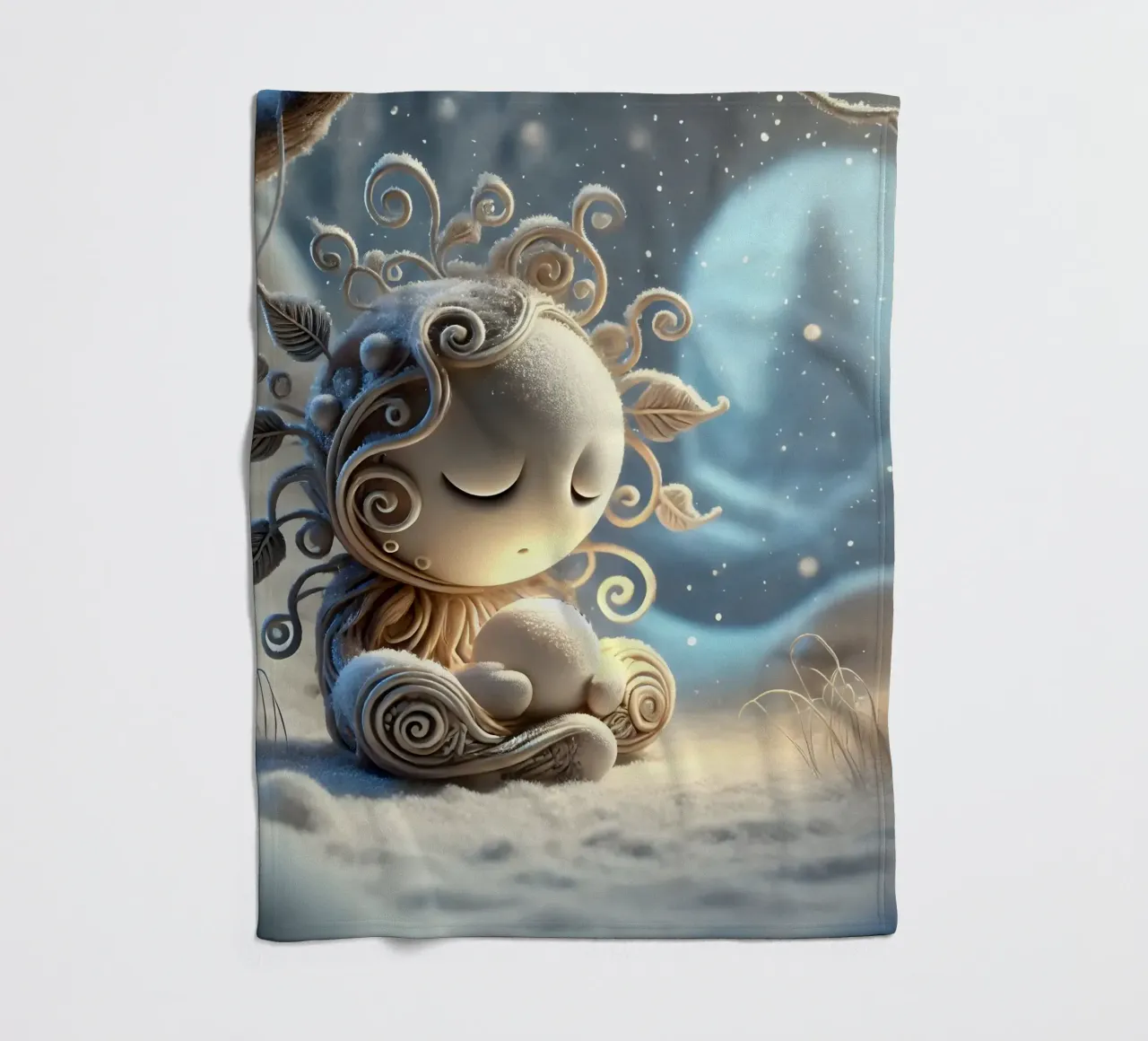 Twiglet coperta in pile da Twinkle Art Studio