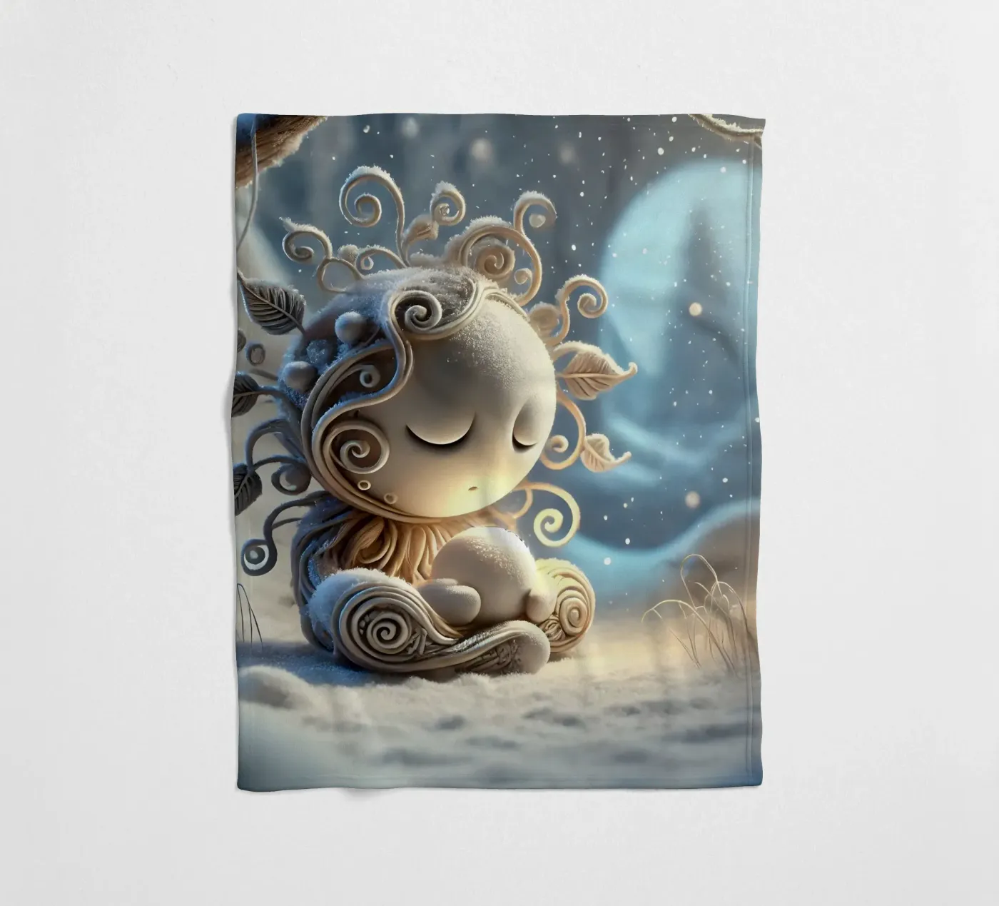 Twiglet fleecedeken van Twinkle Art Studio