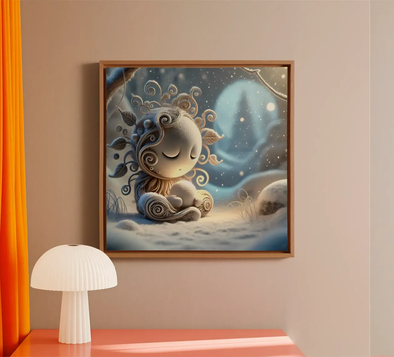 Twiglet tela con Cornice a cassetta da Twinkle Art Studio