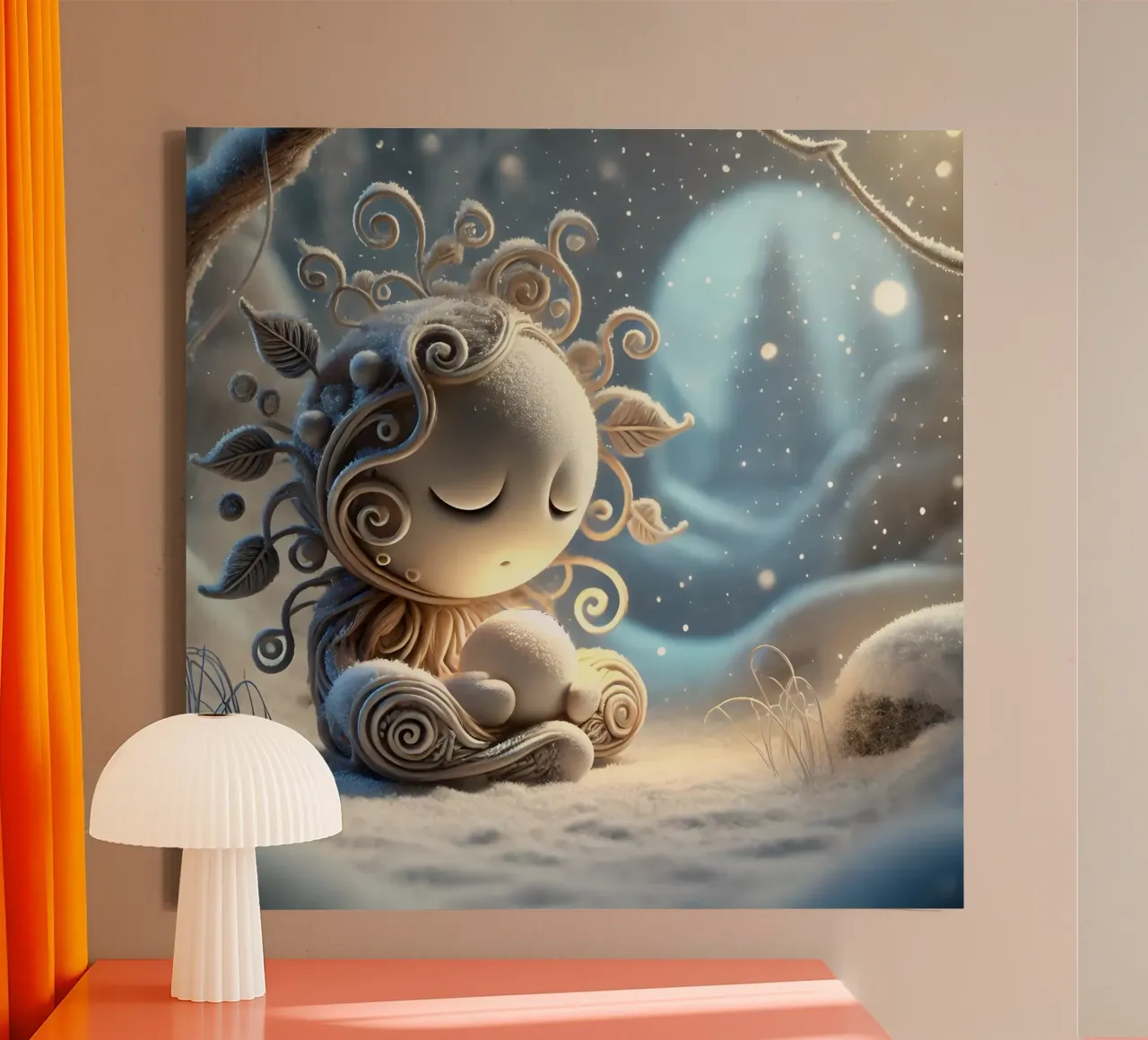 Twiglet tela con Cornice a cassetta da Twinkle Art Studio