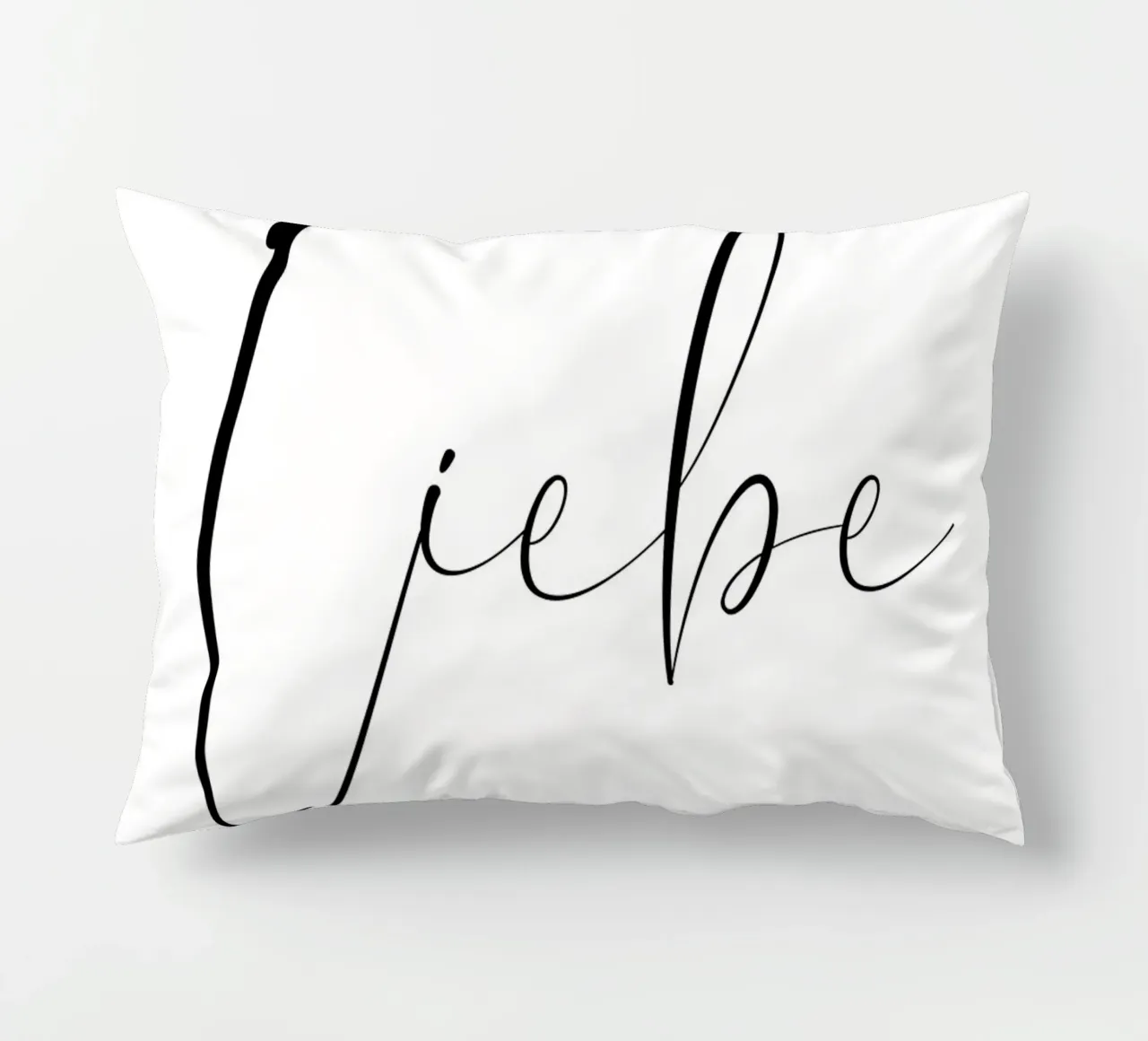 Liebe - Schreibschrift cuscino da BAINAI