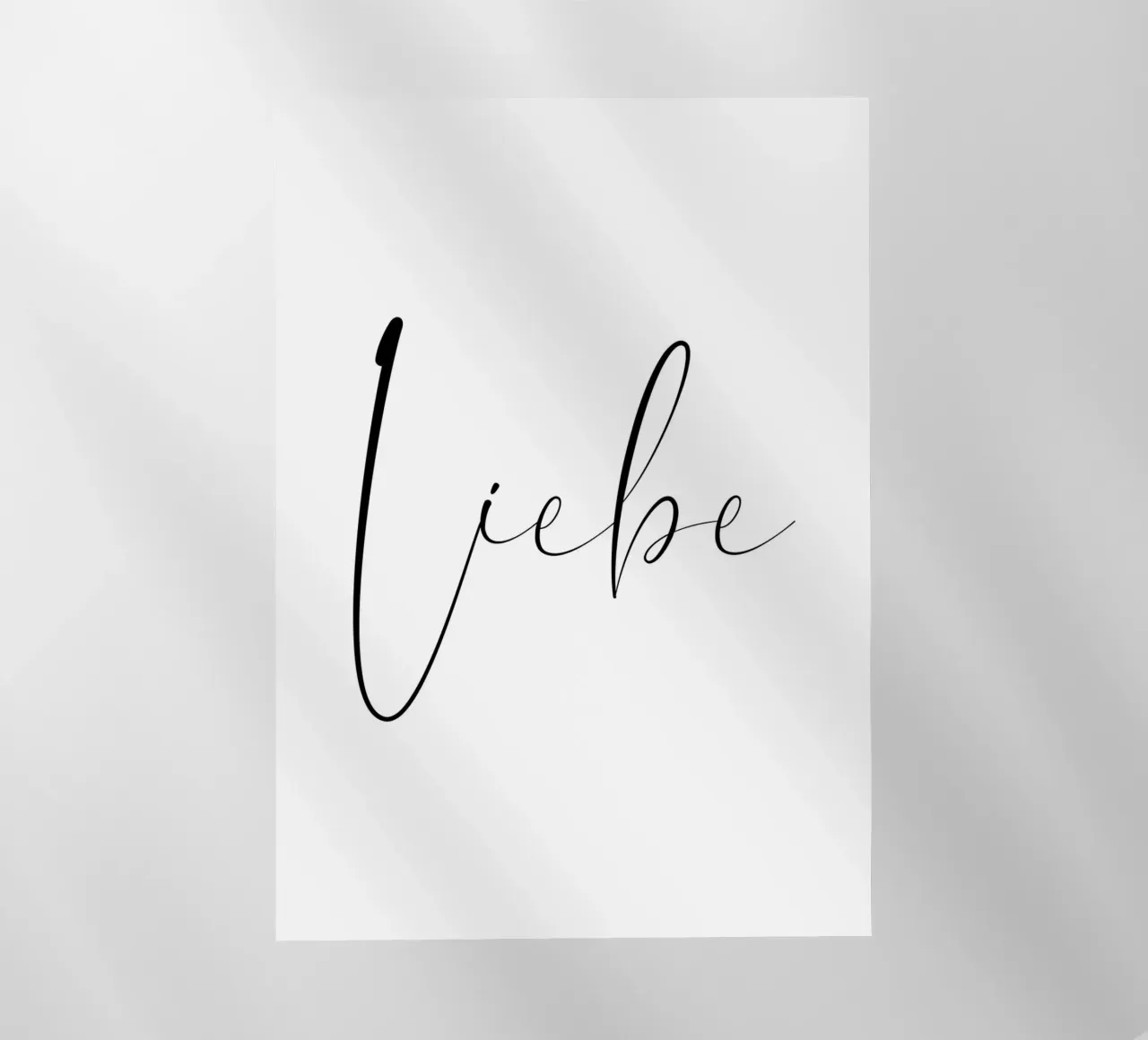 Liebe - Schreibschrift pellicola backlit da BAINAI